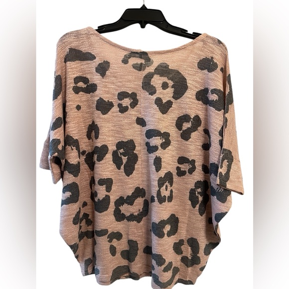 Pink Love Women's Animal Print Blouse - Brown and Black - Picture 2 of 7
